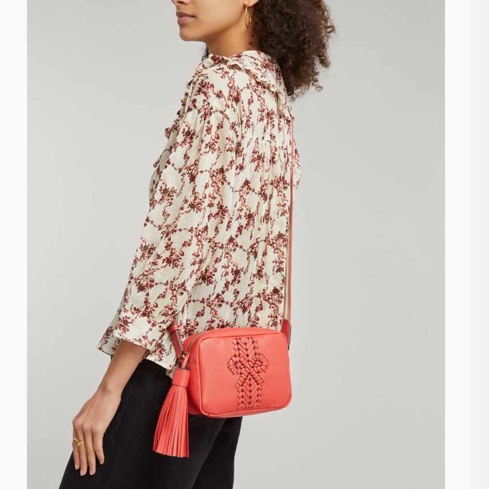 Anya Hindmarch Neeson crossbody tassel orange